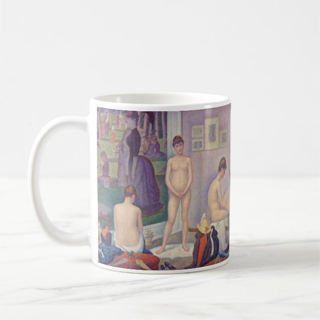Caneca De Café Georges Seurat - Os Modelos (Esquerda)
