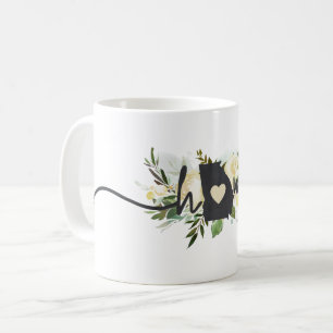 Caneca De Café Geórgia Estado Personalizado Sua Cidade Natal Rúst