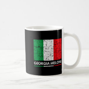 Caneca De Café Georgia Meloni Heroína Italiana Bandeira da Itália