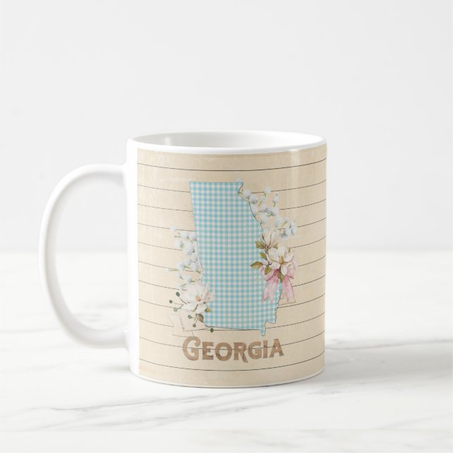 Caneca De Café Georgia State Mug - Perfeito para Mug amantes (Esquerda)