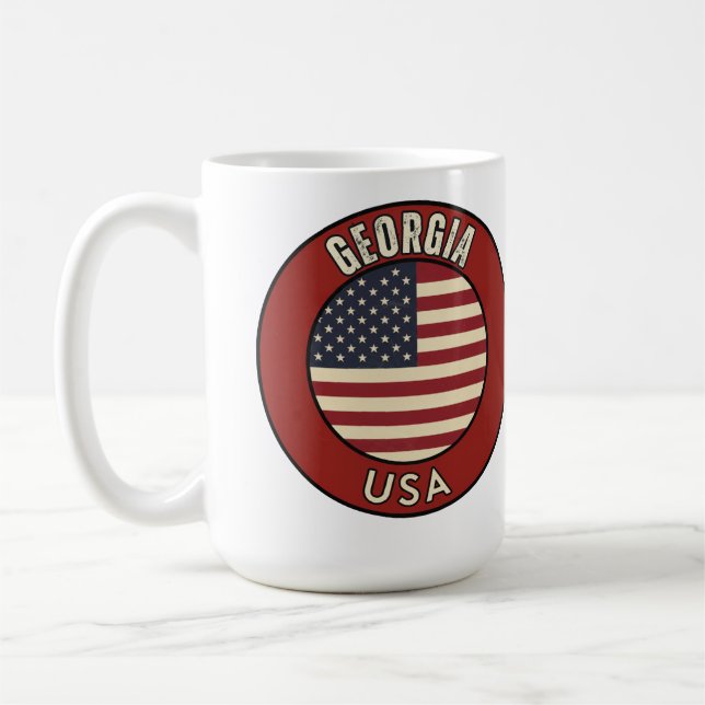 Caneca De Café Georgia United States of America (Esquerda)