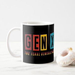 Caneca De Café Geração Feral Gen X