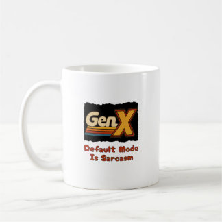 Caneca De Café Geração X - Modo Padrão é Sarcasmo