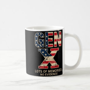 Caneca De Café Geração X Muitas Memórias Sem Evidências Divertido