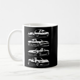 Caneca De Café Gerações. MX5 Miata