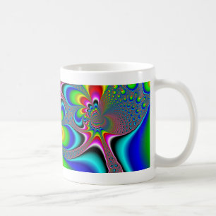 Caneca De Café Gerador Arco-Íris - Fractal
