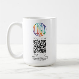 Caneca De Café Gerador de códigos QR e Promocional da sua empresa