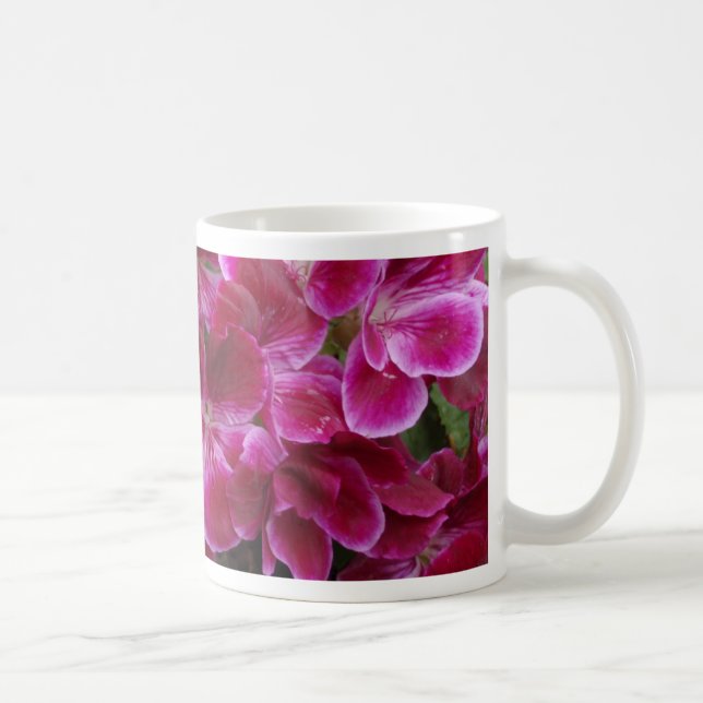 Caneca De Café Gerânio Borgonha (Direita)