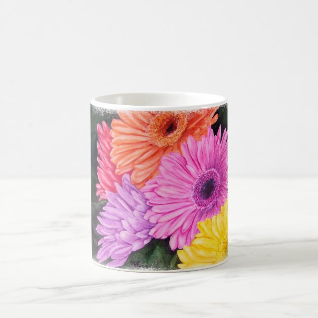 CANECA DE CAFÉ GERBER DAISIES CLÁSSICO DE COR BRILHANTE (Centro)