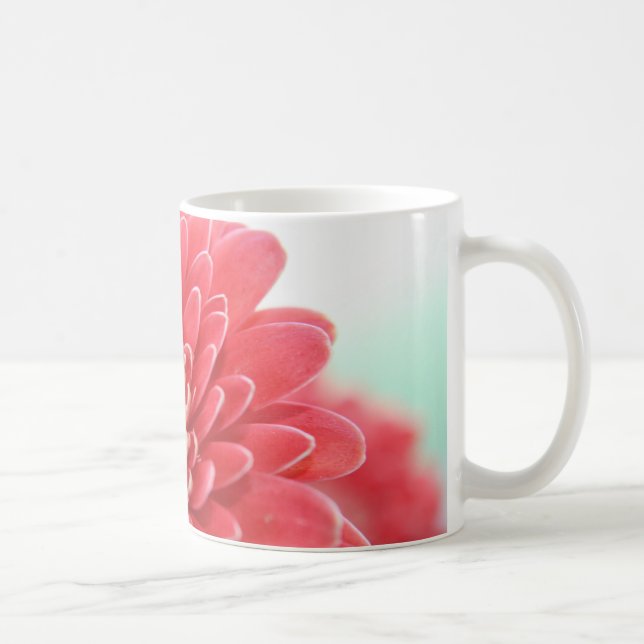 Caneca De Café Gerbera cor-de-rosa (Direita)