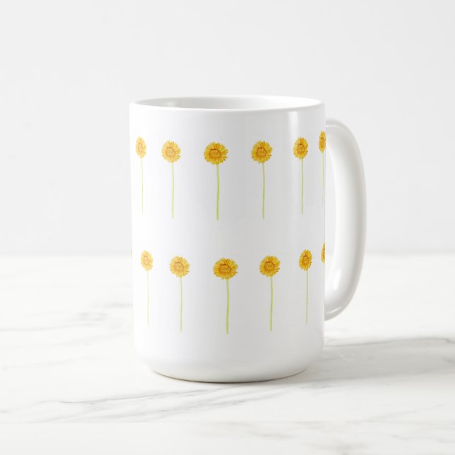 Caneca De Café Gerbera daisy Mug (Frente Esquerda)