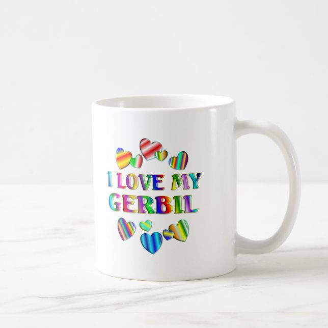 Caneca De Café Gerbil (Direita)
