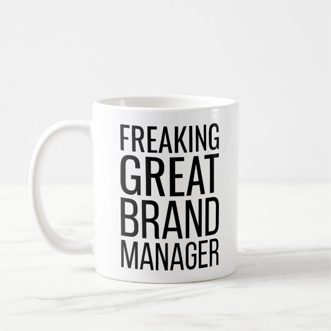 Caneca De Café Gerenciador de Marca de Excelente (Esquerda)