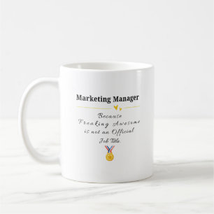Caneca De Café Gerenciador de marketing