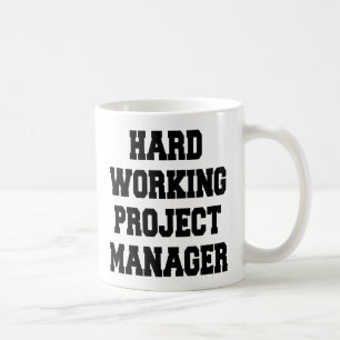 Caneca De Café Gerenciador de Projetos de Trabalho do duro
