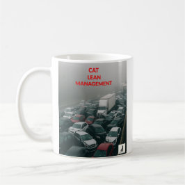 Caneca De Café Gerenciamento do Cat Lean