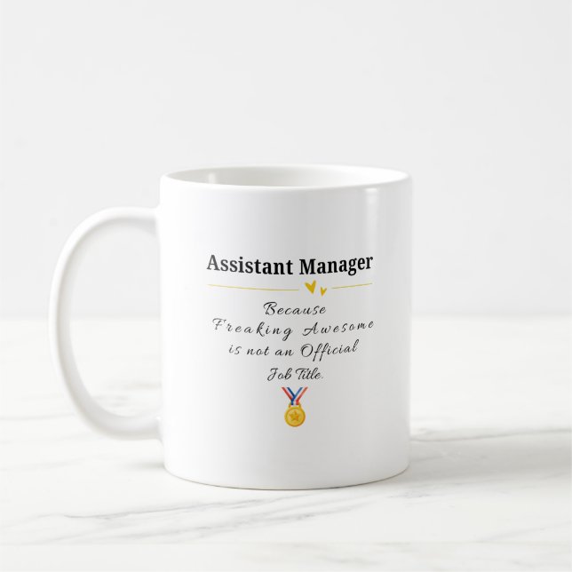 Caneca De Café Gerente Assistente (Esquerda)