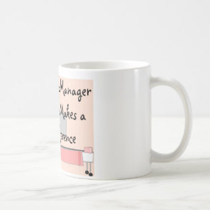Caneca De Café Gerente da enfermeira que faz presentes de uma