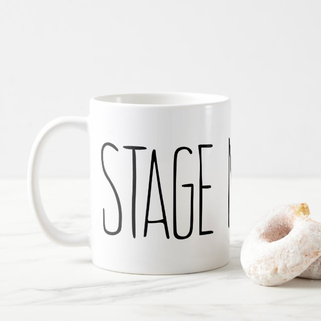 Caneca De Café Gerente de palco (Com Donut)