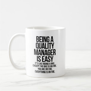 Caneca De Café Gerente de qualidade