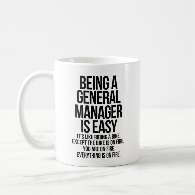 Caneca De Café Gerente geral (Esquerda)