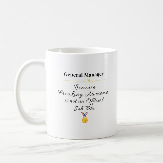 Caneca De Café Gerente Geral (Esquerda)