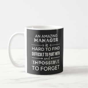 Caneca De Café Gerente, Presente Para Gerente, Um Gerente De Verd