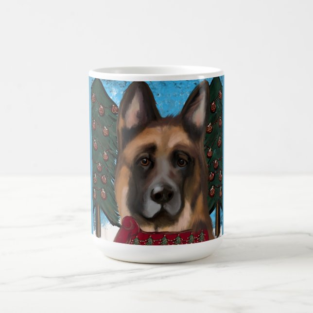 Caneca De Café German shepherd (Centro)