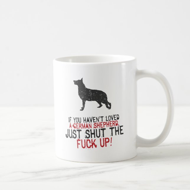 Caneca De Café German shepherd (Direita)