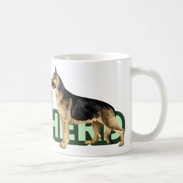 Caneca De Café German shepherd (Direita)
