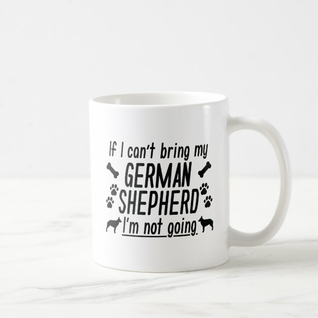Caneca De Café German shepherd (Direita)
