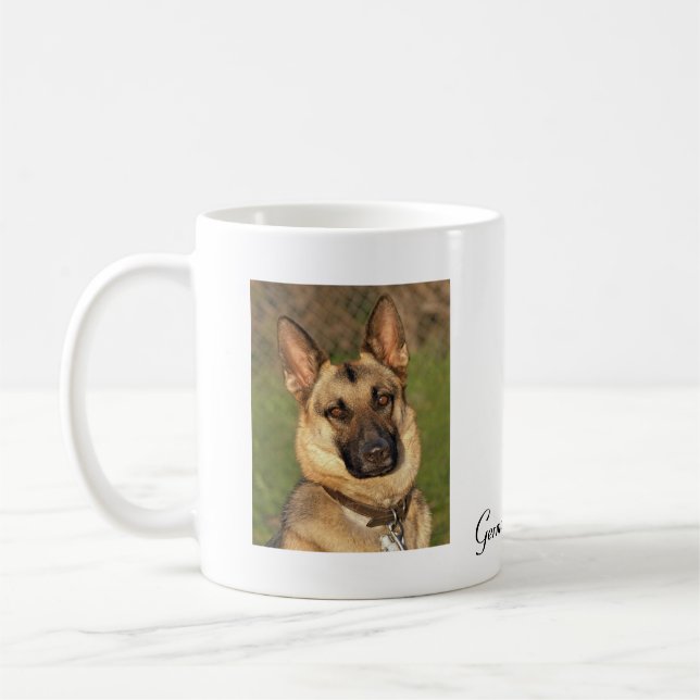 Caneca De Café German shepherd (Esquerda)