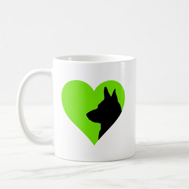 Caneca De Café German shepherd (Esquerda)