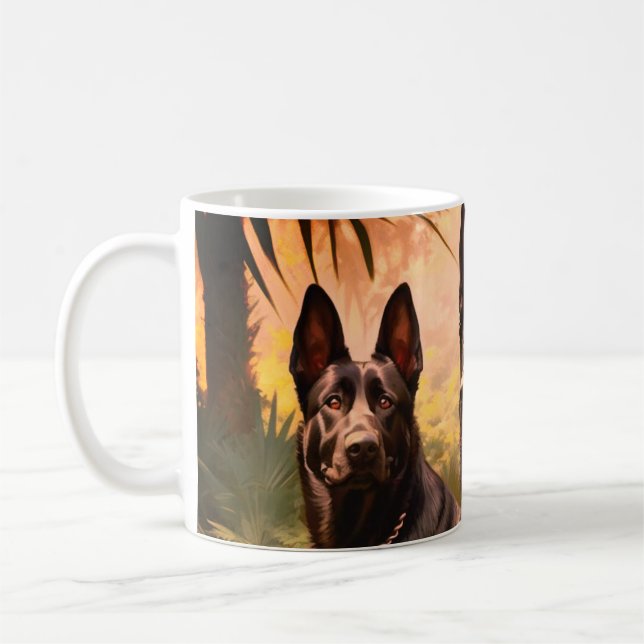 Caneca De Café German shepherd (Esquerda)
