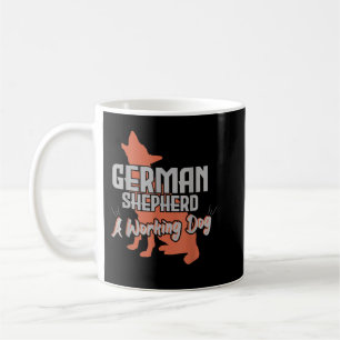 Caneca De Café German Shepherd A Working Dog Dog Lovers