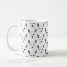 German shepherd brancos em Mug