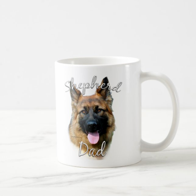 Caneca De Café German shepherd (cabelos longos) Pai 2 (Direita)