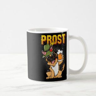 Caneca De Café German shepherd Cão Cão Cão Cama Baviera Prost Tan
