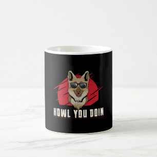 Caneca De Café German shepherd Como Você Faz Cachorro Vintage Eng