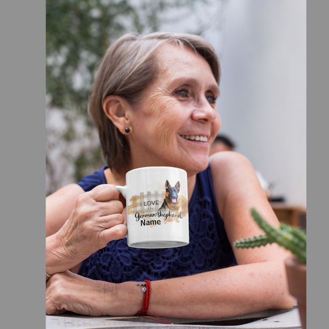 Caneca De Café German shepherd De Cães - Soja De Café (Criador carregado)