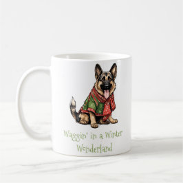 Caneca De Café German shepherd de Natal
