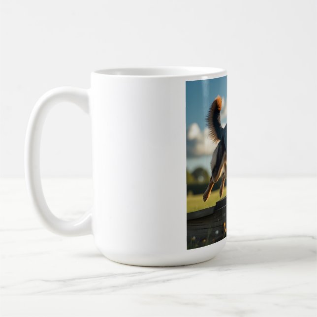 Caneca De Café German shepherd Elegante (Esquerda)