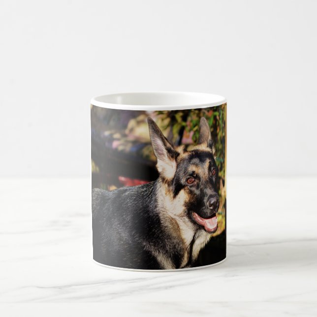 Caneca De Café German shepherd por Shirley Taylor (Centro)