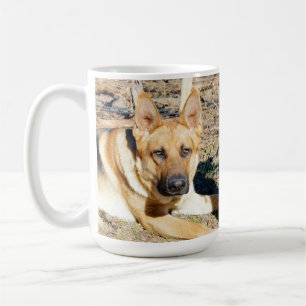 Caneca De Café German shepherd Sonolento,