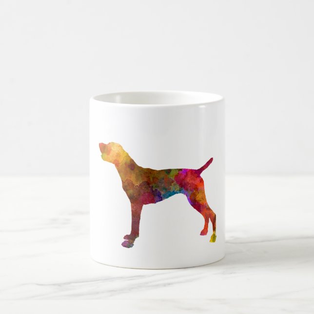 Caneca De Café German Shorthaired Pointer in watercolor (Centro)