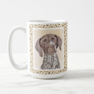 Caneca De Café German Shorthaired Pointer Painting - Dog Art