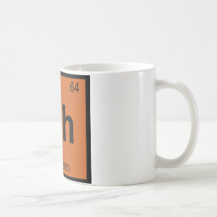 Caneca De Café Gh - Símbolo de Mesa Periódico de Química de Go