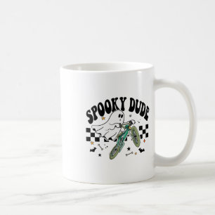 Caneca De Café Ghost Cyclical Bike Retro Halloween Party C