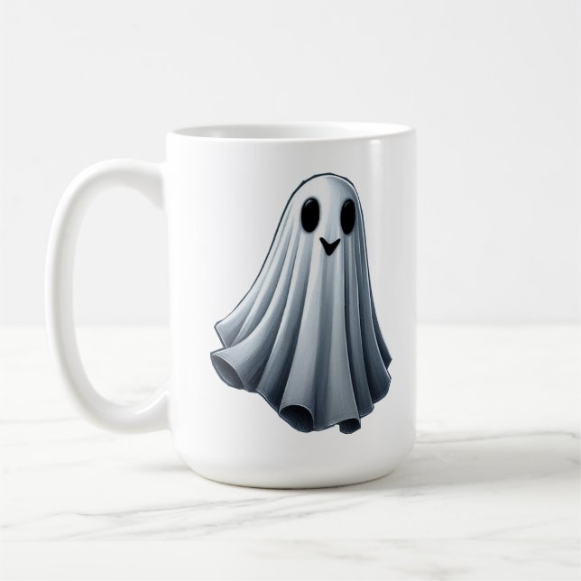 Caneca De Café Ghost de Folha (Esquerda)