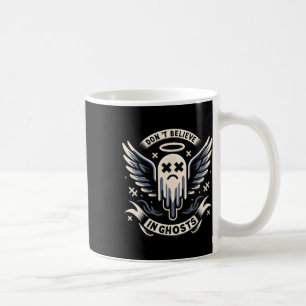 Caneca De Café Ghost Design Cute Ghost Halloween Spooky Season
